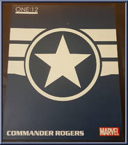 Commander Rogers Captain America from One:12 Collective - Marvel manufactured by Mezco [Front]