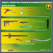 Green Ranger from One:12 Collective - Power Rangers manufactured by Mezco [Loose]