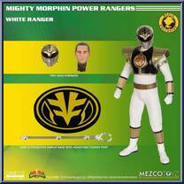 White Ranger from One:12 Collective - Power Rangers manufactured by Mezco [Loose]