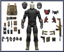 Delta Red Nocturnal Operations Trooper from Operation: Monster Force - Basic Series manufactured by Fresh Monkey Fiction [Loose]