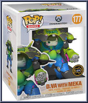 D.VA & Meka (Green) from Overwatch - Pop! Vinyl Figures manufactured by Funko [Front]