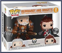 Reinhardt & Brigitte from Overwatch - Pop! Sets manufactured by Funko [Front]