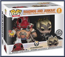 Roadhog and Junkrat from Overwatch - Pop! Sets manufactured by Funko [Front]