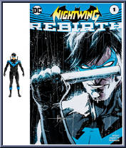 Nightwing (DC Rebirth) from Page Punchers - 3" Scale manufactured by McFarlane [Loose]