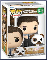 Chris Traeger (with Champion) from Parks and Recreation - Pop! Vinyl Figures manufactured by Funko [Front]