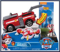 Marshall from Paw Patrol - Flip & Fly manufactured by Spinmaster [Front]