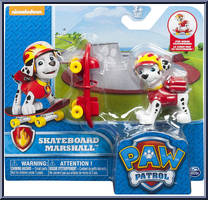 Skateboard Marshall from Paw Patrol - Skateboard Pups manufactured by Spinmaster [Front]