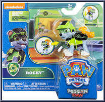 Rocky from Paw Patrol - Mission Paw manufactured by Spinmaster [Front]