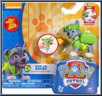 Rocky from Paw Patrol - Pup-Fu manufactured by Spinmaster [Front]