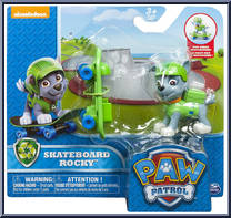 Skateboard Rocky from Paw Patrol - Skateboard Pups manufactured by Spinmaster [Front]