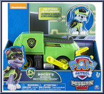 Rocky's Mission Recycling Truck from Paw Patrol - Mission Paw Vehicles manufactured by Spinmaster [Front]