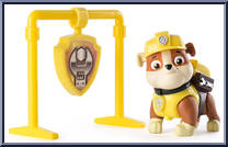 Rubble from Paw Patrol - Pull Back Pups manufactured by Spinmaster [Loose]