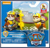 Skateboard Rubble from Paw Patrol - Skateboard Pups manufactured by Spinmaster [Front]