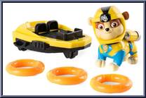 Rubble from Paw Patrol - Sea Patrol - Launching Surfboard manufactured by Spinmaster [Loose]