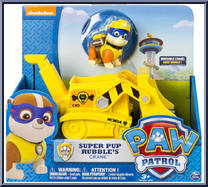 Super Pup Rubble's Crane from Paw Patrol - Super Pups manufactured by Spinmaster [Front]