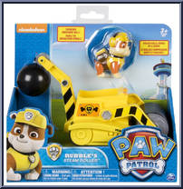 Rubble's Steam Roller from Paw Patrol - Vehicles manufactured by Spinmaster [Front]