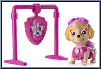 Skye from Paw Patrol - Pull Back Pups manufactured by Spinmaster [Loose]
