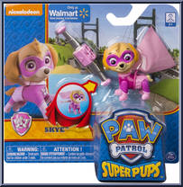 Skye from Paw Patrol - Super Pups manufactured by Spinmaster [Front]