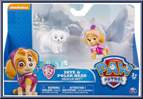 Skye & Polar Bear  from Paw Patrol - Rescue Set manufactured by Spinmaster [Front]