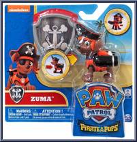 Zuma from Paw Patrol - Pirate Pups manufactured by Spinmaster [Front]