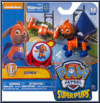Zuma from Paw Patrol - Super Pups manufactured by Spinmaster [Front]