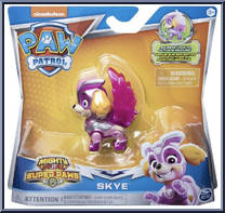 Skye from Paw Patrol - Mighty Pups Super Paws - Basic Series manufactured by Spinmaster [Front]