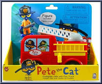 Firefighter Pete with Fire Truck Action Figure