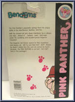 Pink Panther from Pink Panther - Bend-Ems manufactured by Just Toys [Back]