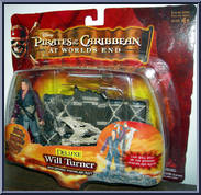 Will Turner (Powder Keg Raft) from Pirates of the Caribbean - At World's End - Deluxe Figures manufactured by Zizzle [Front]