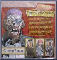 Cursed Pirate from Pirates of the Caribbean - Curse of the Black Pearl - Series 1 manufactured by Neca [Back]