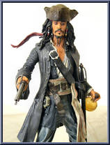 Jack Sparrow (Serious) from Pirates of the Caribbean - Curse of the Black Pearl - 18" Scale manufactured by Neca [Loose]