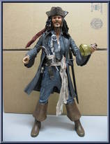 Jack Sparrow (Smiling) from Pirates of the Caribbean - Curse of the Black Pearl - 18" Scale manufactured by Neca [Loose]