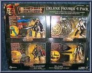 Deluxe 4 Pack from Pirates of the Caribbean - Dead Man's Chest - Deluxe Figures manufactured by Zizzle [Front]