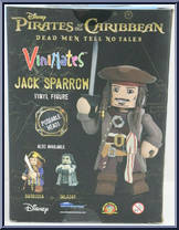 Jack Sparrow from Pirates of the Caribbean - Dead Men Tell No Tales - Vinimates manufactured by Diamond Select [Back]