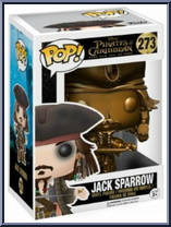 Jack Sparrow (Sword) (Gold) from Pirates of the Caribbean - Pop! Vinyl Figures manufactured by Funko [Front]