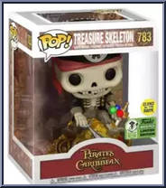 Treasure Skeleton (Glow in the Dark) (Jumbo) from Pirates of the Caribbean - Pop! Vinyl Figures manufactured by Funko [Front]