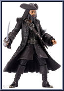 Blackbeard from Pirates of the Caribbean - On Stranger Tides - [6" Scale] - Series 1 manufactured by Jakks Pacific [Loose]