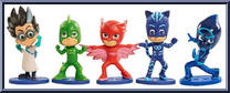 Collectible Figure Set #1 from PJ Masks - Box Sets manufactured by Just Play [Loose]