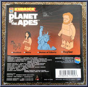 Taylor with Statue of Liberty from Planet of the Apes - Kubrick manufactured by Medicom [Back]