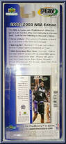 Chris Webber from Play Makers - NBA - 2002 / 2003 manufactured by Upper Deck [Back]