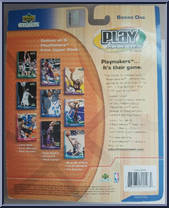 Larry Bird from Play Makers - NBA - Series 1 manufactured by Upper Deck [Back]