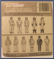 Cowboy / Cowgirl from Play People - 2-Packs manufactured by Tonka [Back]