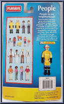 Man (Pink Shirt) from Play People - Neighborhood manufactured by Playskool [Back]