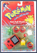 Scyther #123 / Chansey #113 / Pikachu #25 from Pokemon - Poke Ball Blasters manufactured by Hasbro [Front]