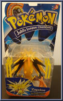 Zapdos from Pokemon - Johto League Champion manufactured by Hasbro [Front]