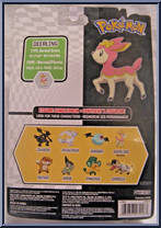 Deerling (Spring) from Pokemon - Black & White - Basic Series manufactured by Jakks Pacific [Back]