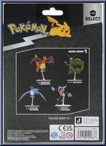 Greninja from Pokemon Select - Series 1 manufactured by Jazwares [Back]