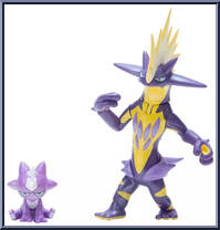 Toxtricity (Trainer Team) from Pokemon Select - Series 7 manufactured by Jazwares [Loose]