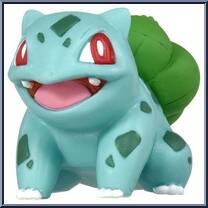Bulbasaur from Pokemon - Monster Collection - MS Series manufactured by Tomy [Loose]