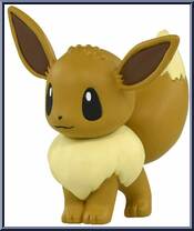 Eevee from Pokemon - Monster Collection - MS Series manufactured by Tomy [Loose]